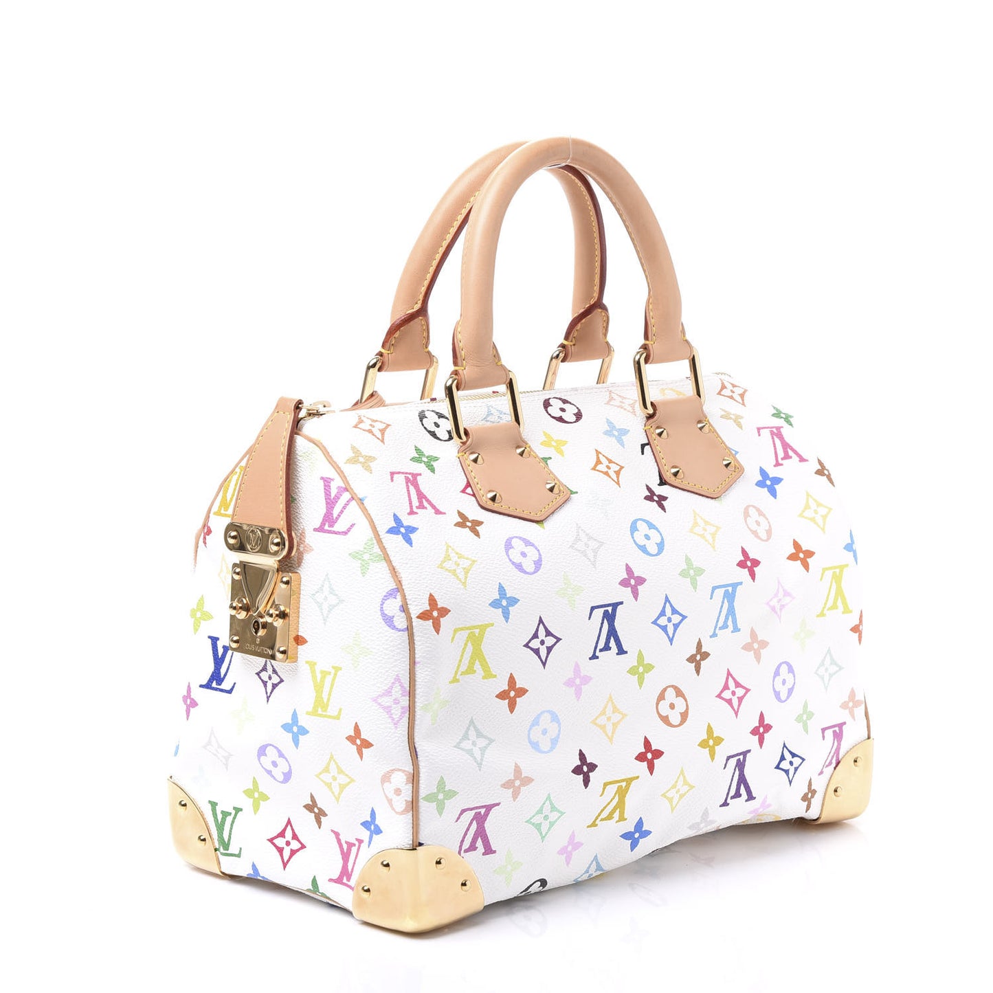 Monogram Multicolor Speedy 30 White