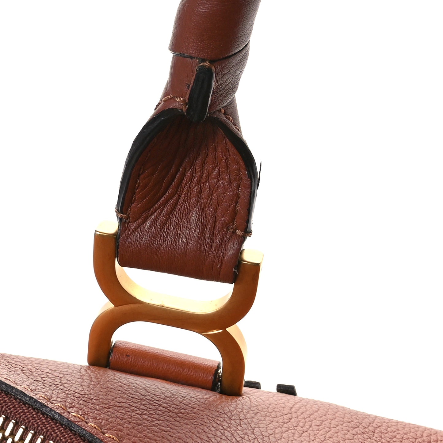 Calfskin Large Marcie Satchel Tan