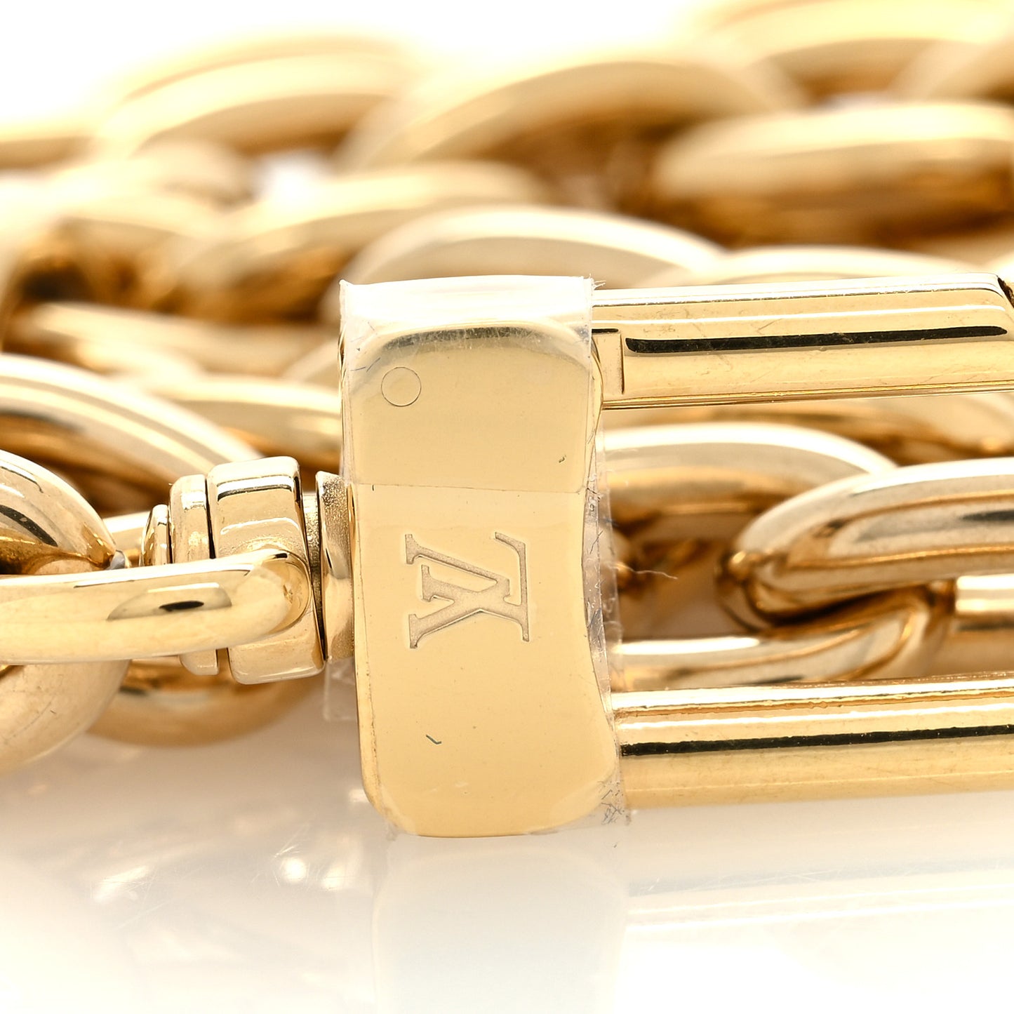 Metal Pochette Accessories Chain Strap Gold