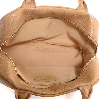 Chanel Caviar Quilted Small Bowler Beige 5 of 7