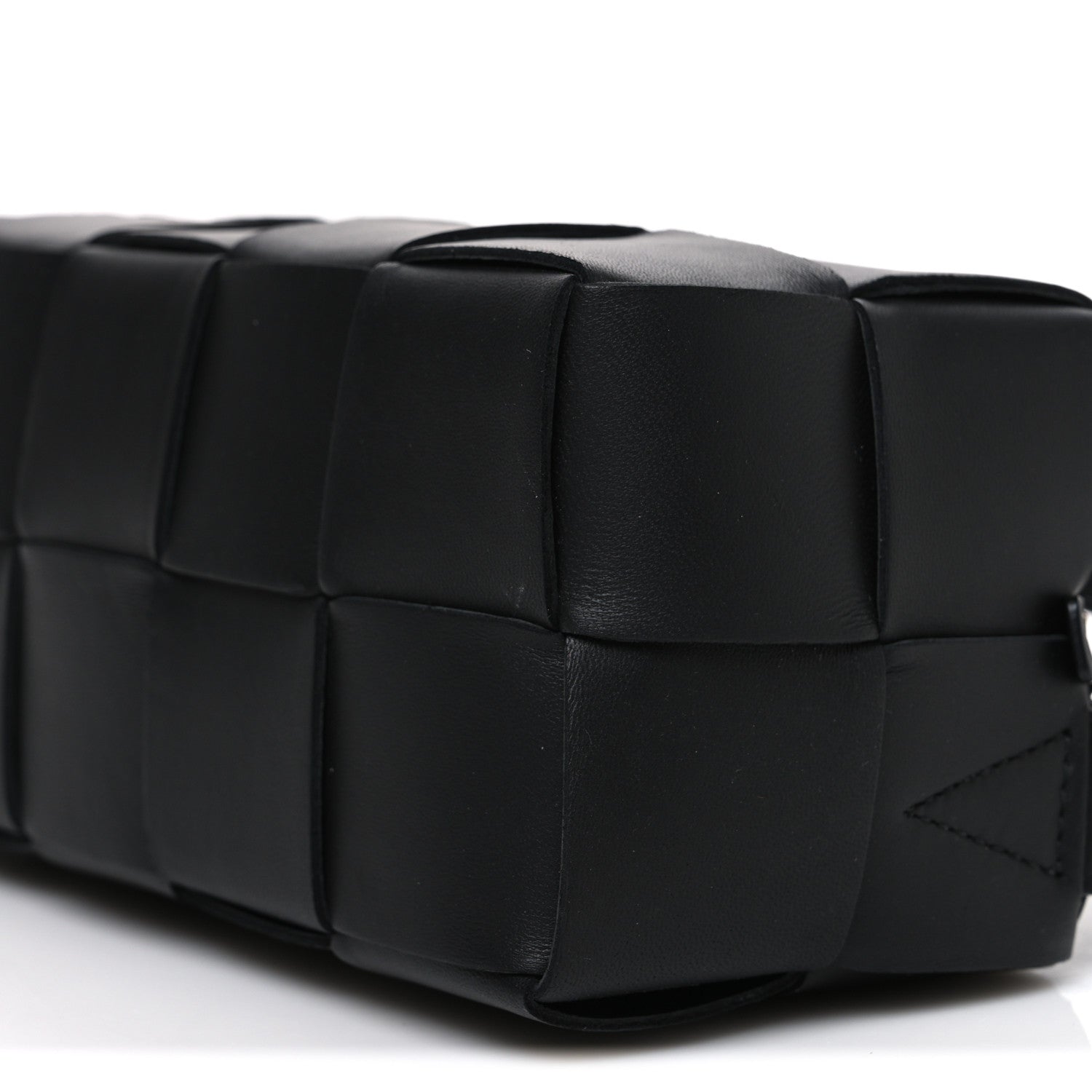 Bottega Veneta Lambskin Maxi Intrecciato Small Brick Cassette Bag