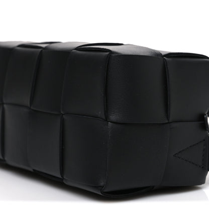 Bottega Veneta Lambskin Maxi Intrecciato Small Brick Cassette Bag Black 10 of 10