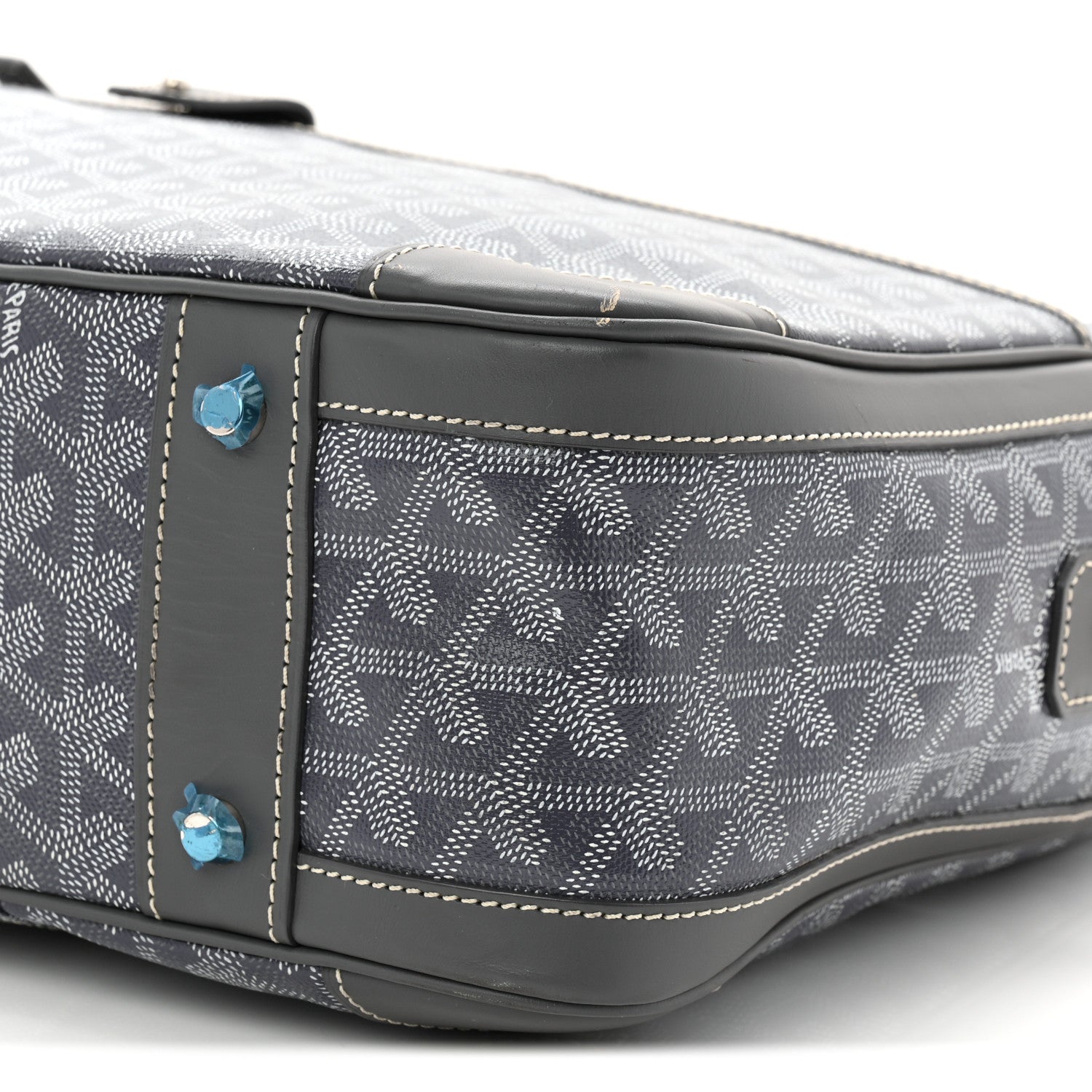Goyard Goyardine Ambassade MM Briefcase Grey 17 of 19