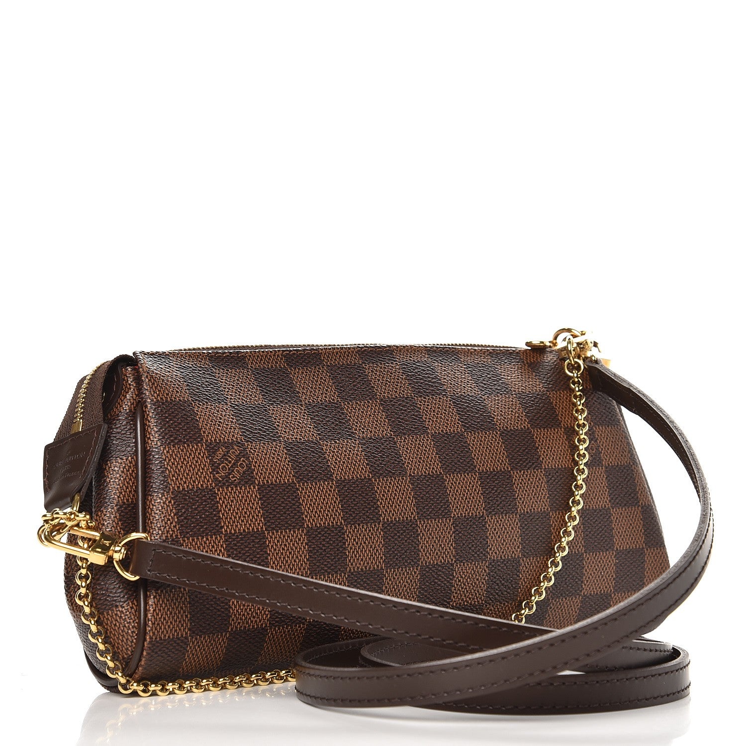 Louis Vuitton Damier Ebene Eva Clutch 3 of 8