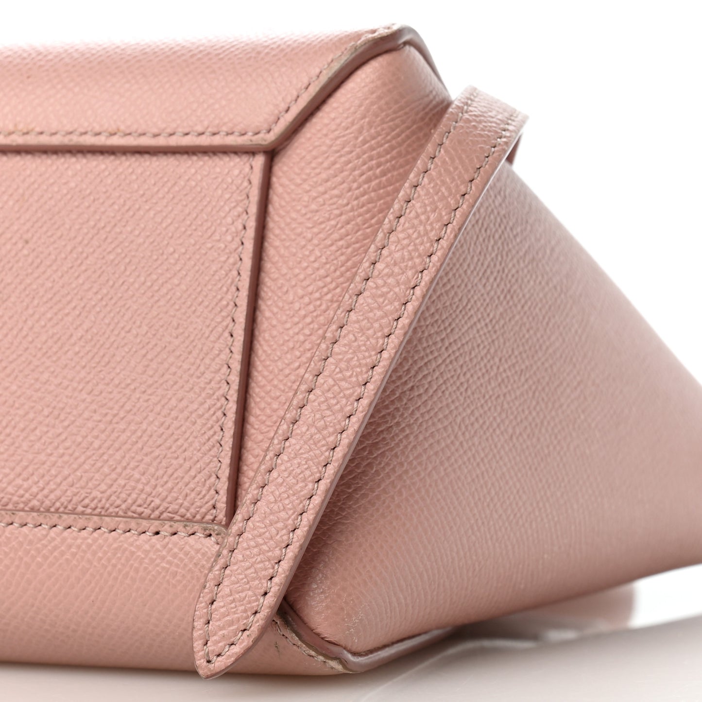 Grained Calfskin Nano Belt Bag Vintage Pink