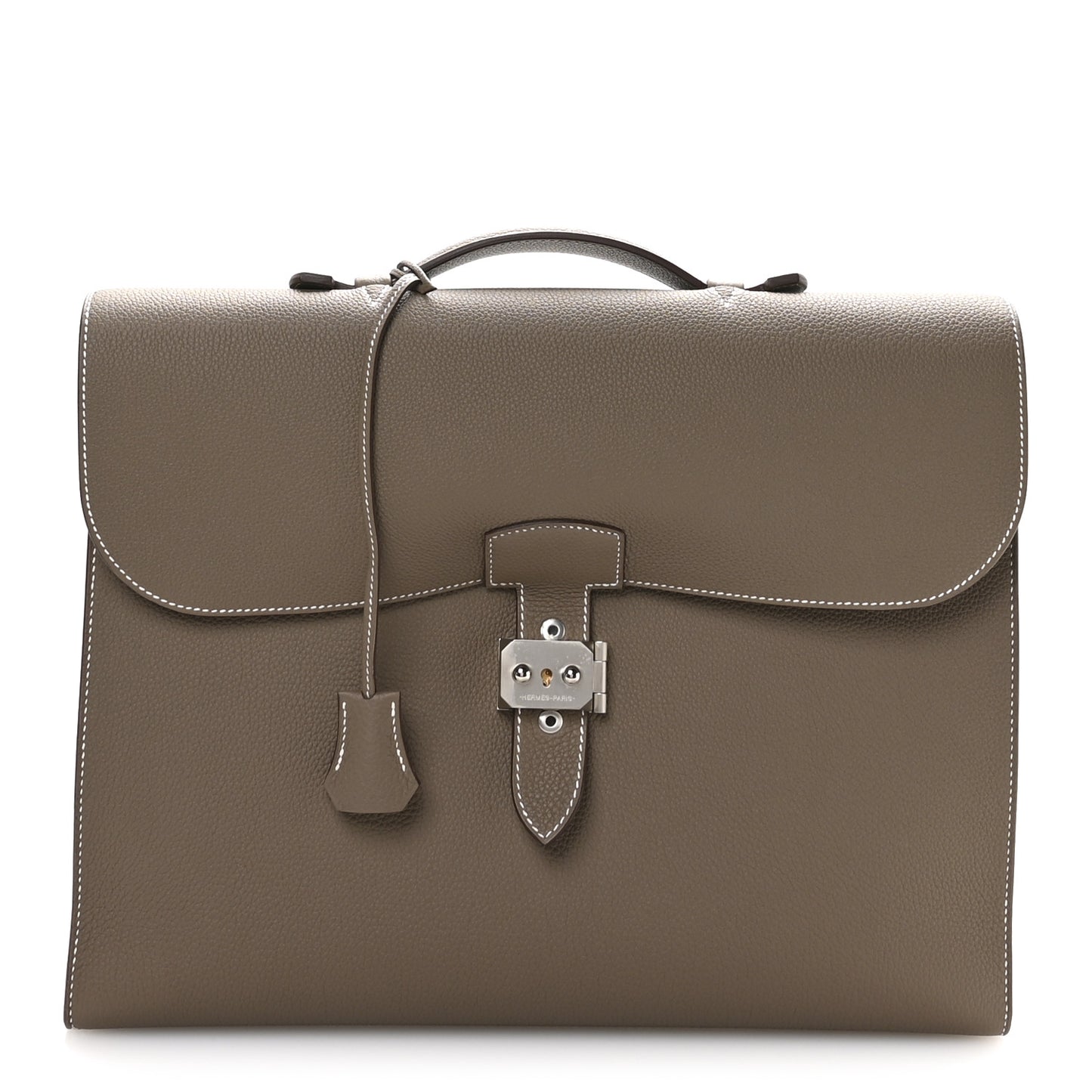 Togo Sac A Depeche Light 1-37 Briefcase Etoupe