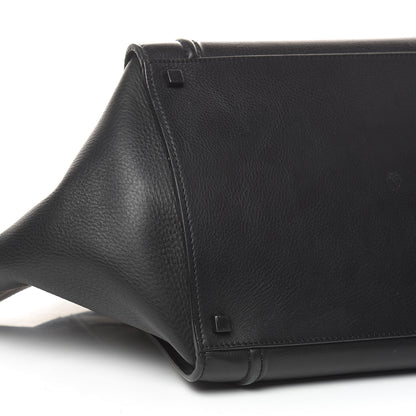 Celine Supple Calfskin Medium Phantom Luggage Black 9 of 13