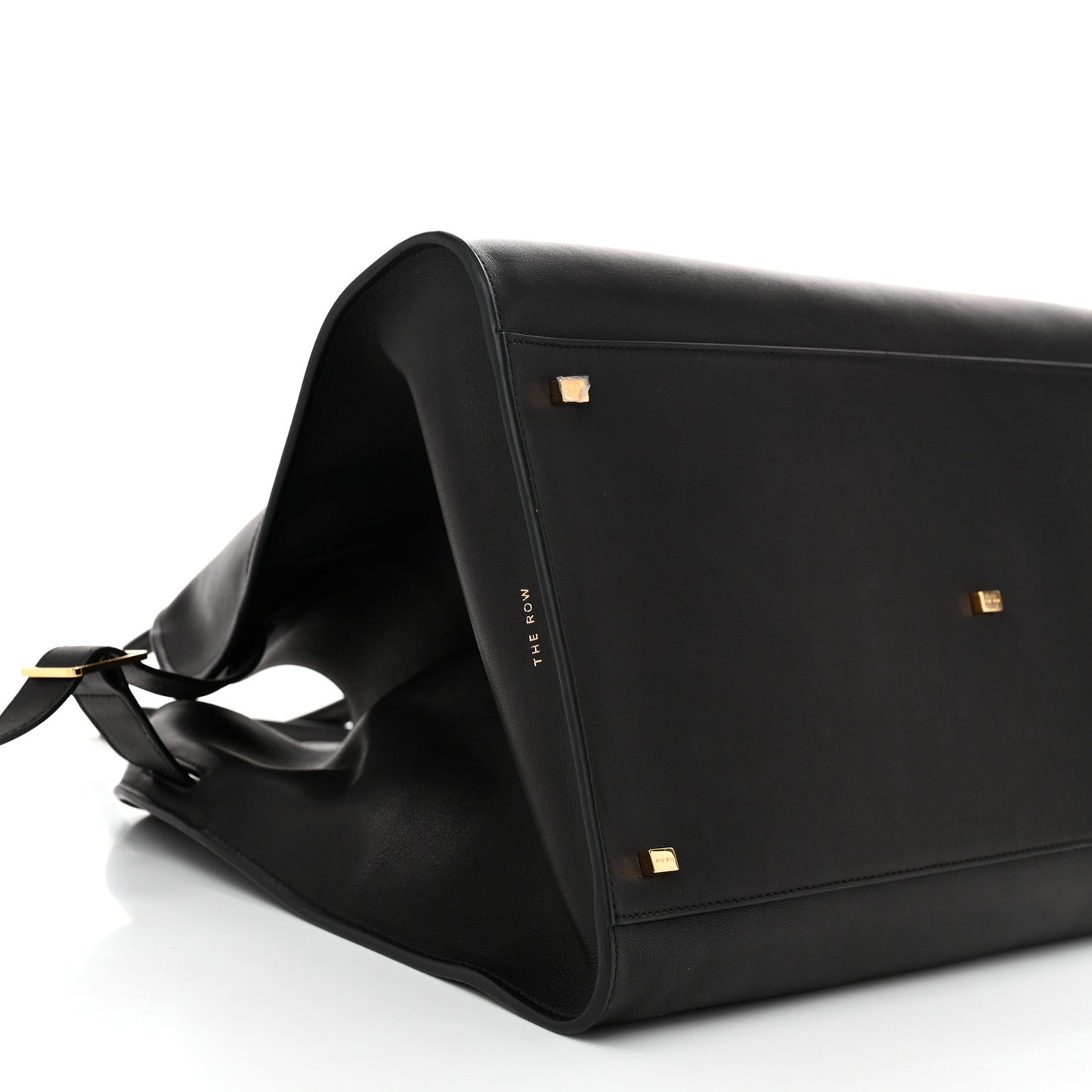Polished Saddle Calfskin Soft Margaux 17 Black