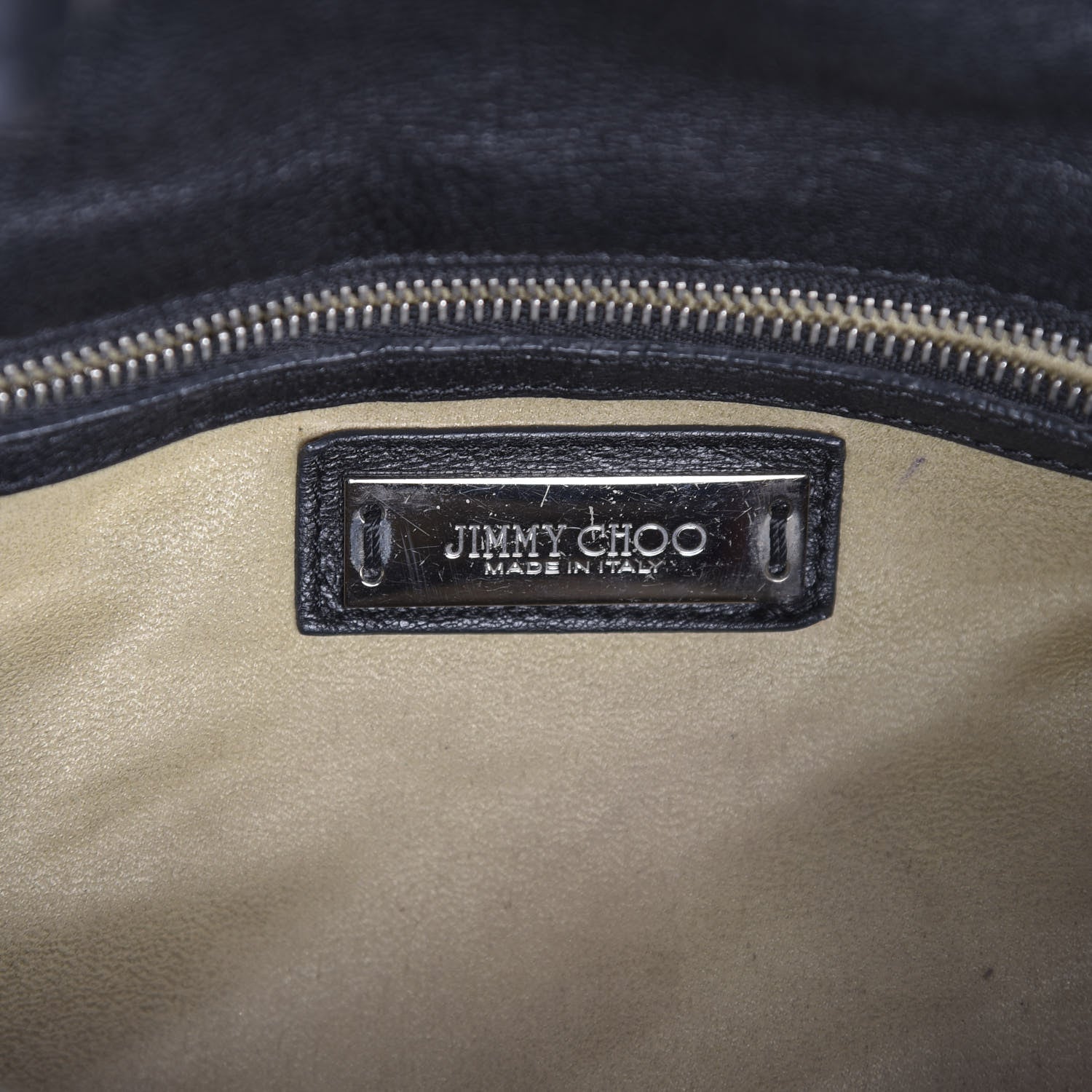 Jimmy Choo Lambskin Small Biker Hobo Black 8 of 11
