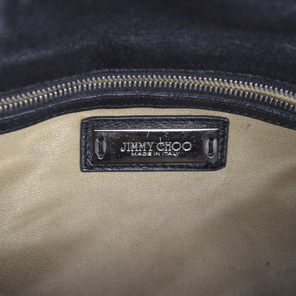 Jimmy Choo Lambskin Small Biker Hobo Black 8 of 11