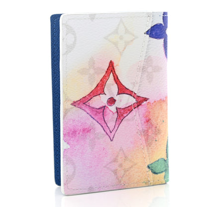 Louis Vuitton Monogram Watercolor Pocket Organizer NM Multicolor 3 of 6