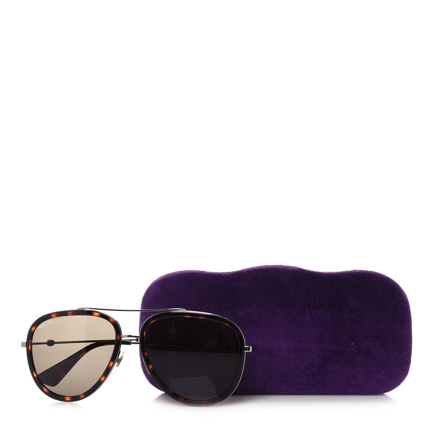 Acetate Aviator Sunglasses GG0062S Tortoise