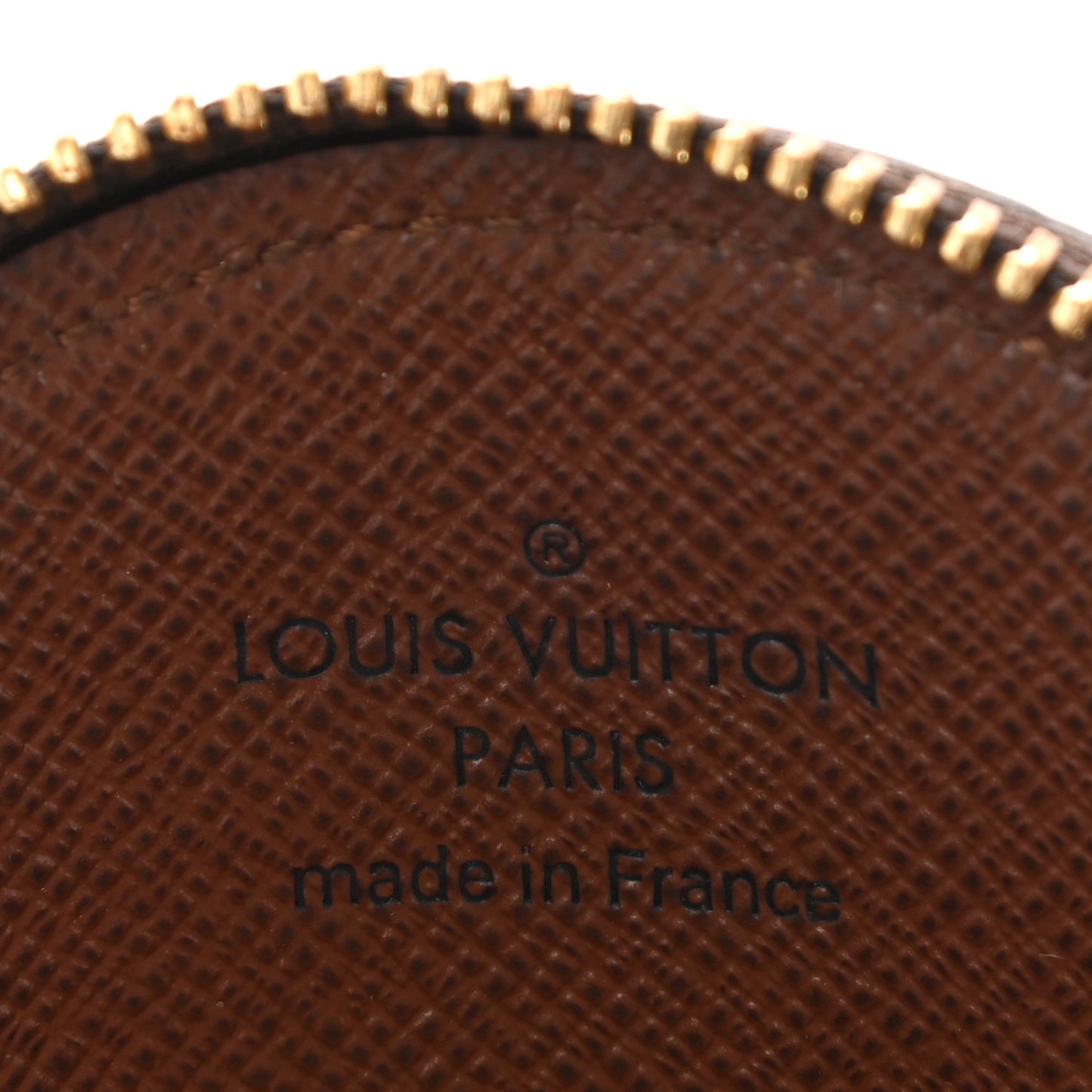 Monogram Round Coin Purse