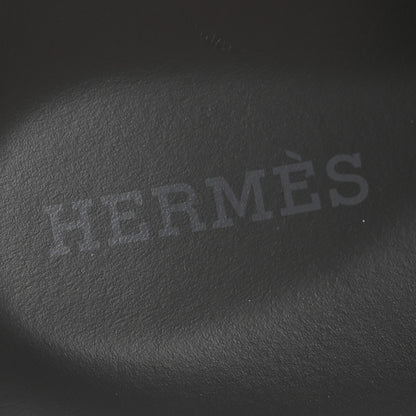 Hermes Calfskin Womens Chypre Sandals 36.5 Black 8 of 10