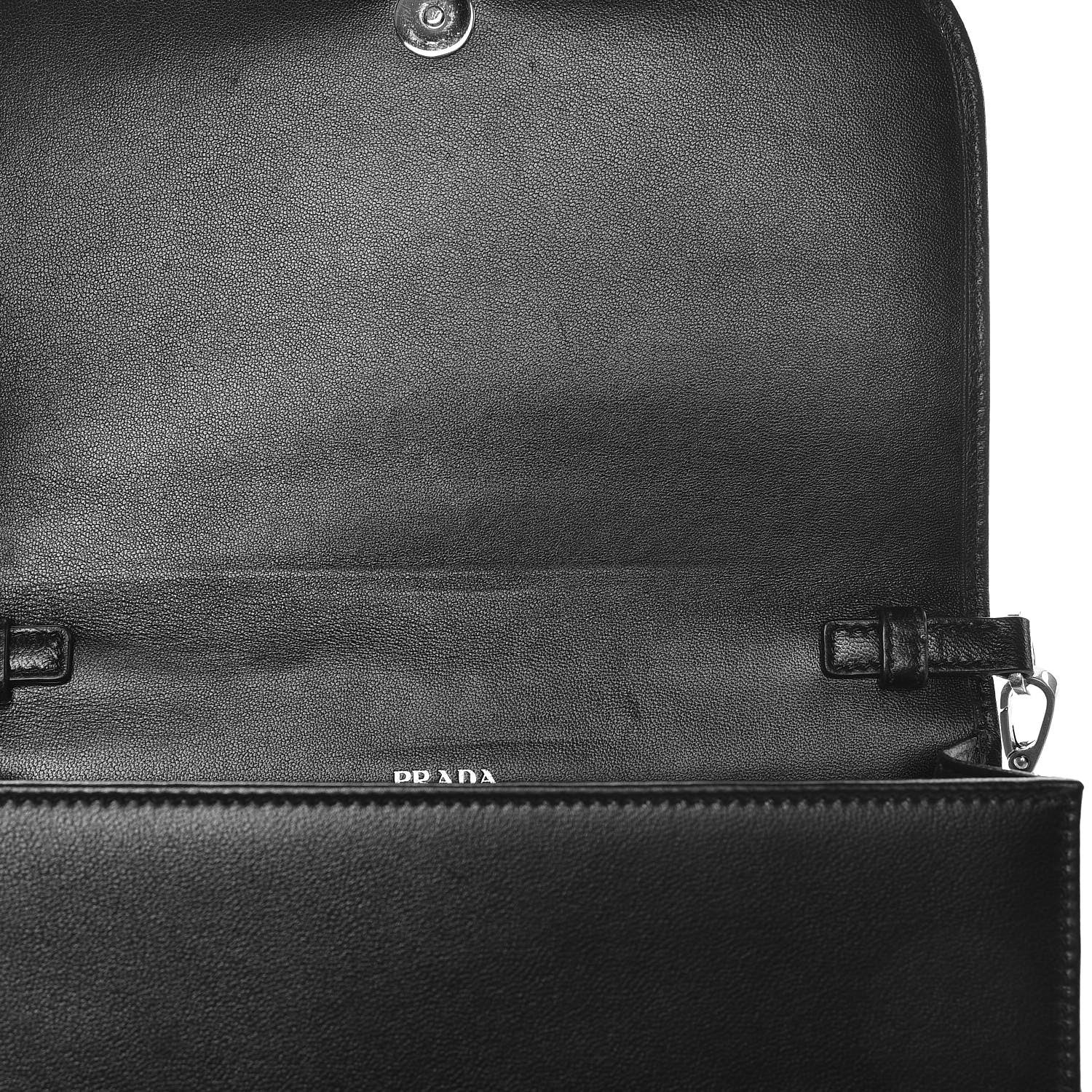 Prada Nappa Impunture Small Diagramme Crossbody Bag Nero Black 10 of 10