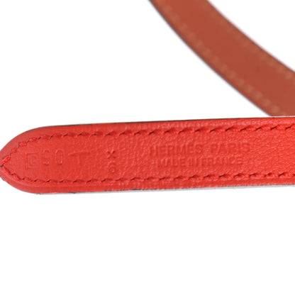 Hermes Swift 13mm Belt Strap 90 Capucine Cuivre 4 of 6