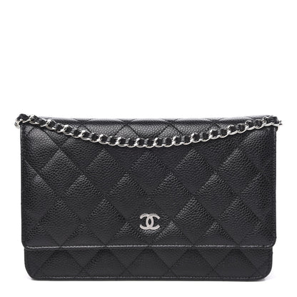 Chanel Caviar Quilted Wallet On Chain WOC Black 1 of 11