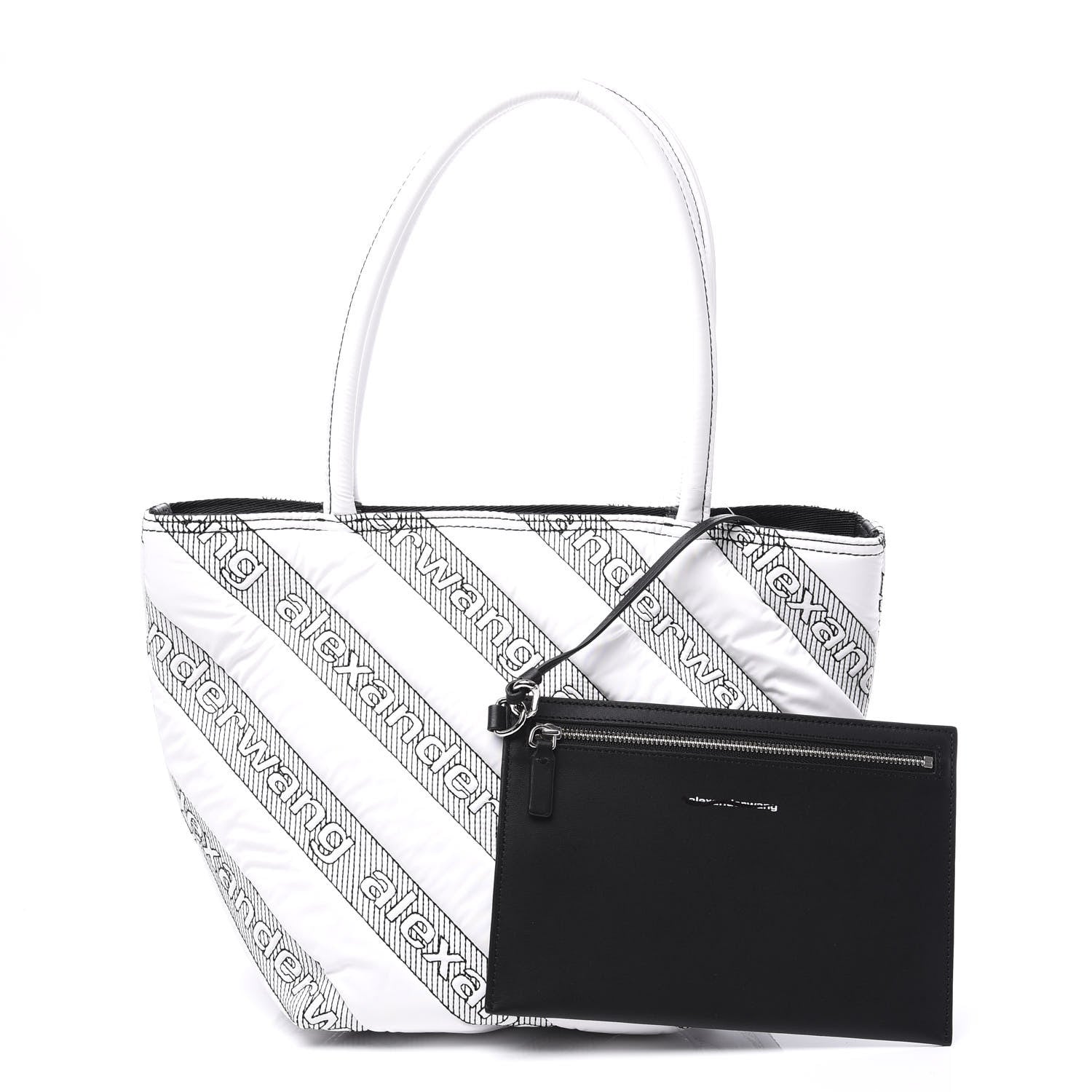 Alexander Wang Nylon Quilted Roxy Tote White 2 of 10