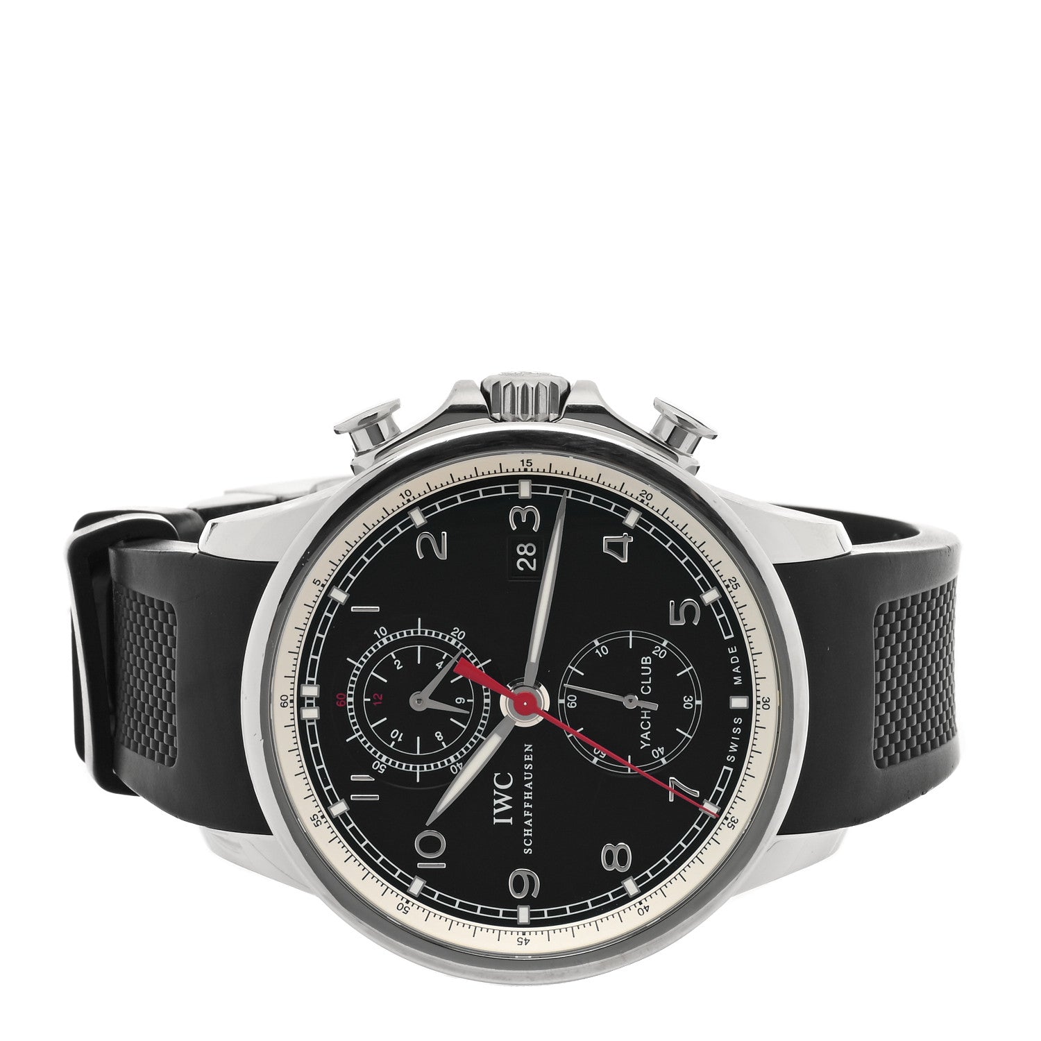 IWC Stainless Steel Rubber 43mm Portugieser Yacht Club Chronograph Automatic Watch IW390503 2 of 4
