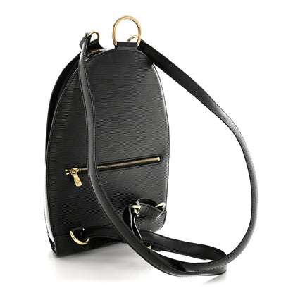 Louis Vuitton Epi Mabillon Backpack Black 2 of 16