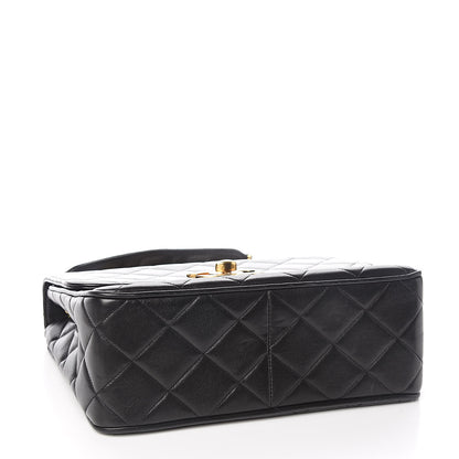 Chanel Lambskin Quilted Medium Single Flap Black 4 of 15