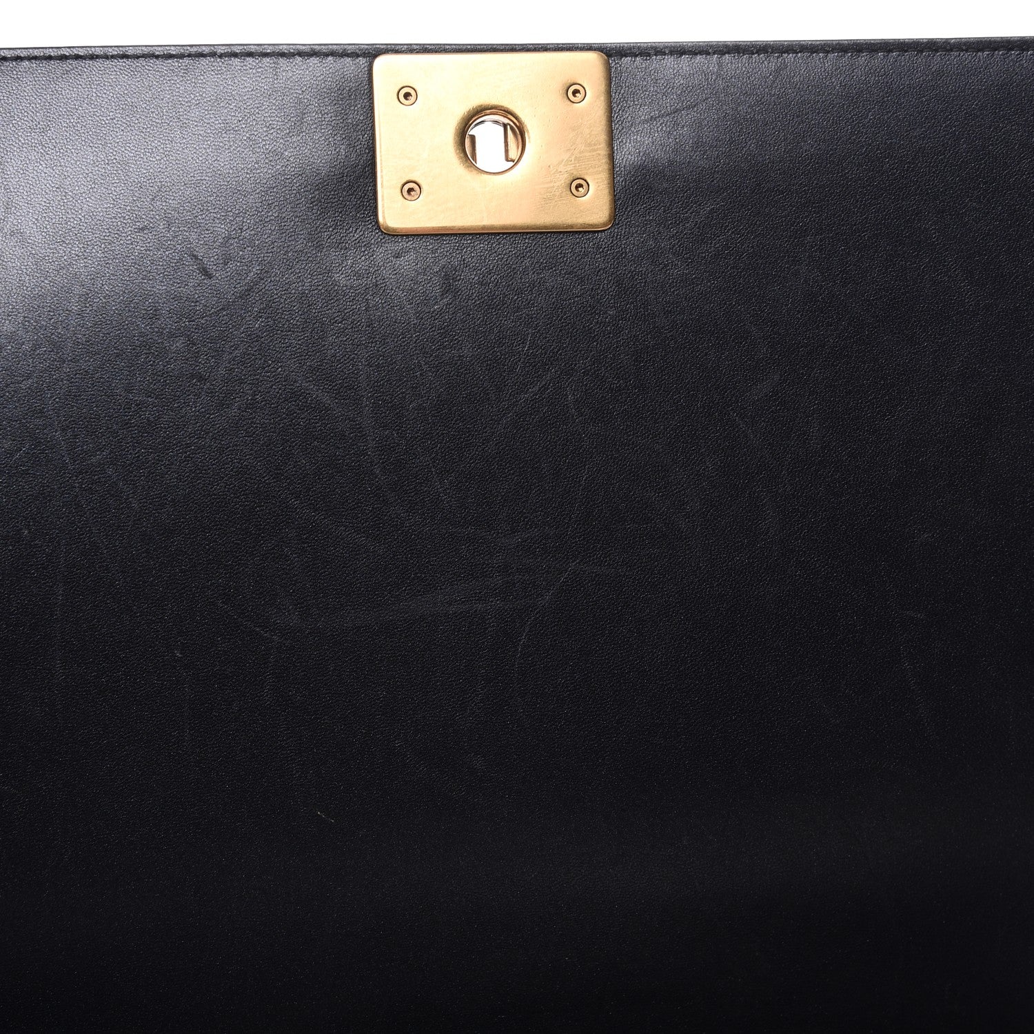 Chanel Metallic Calfskin Quilted Large Boy Flap Black 11 of 13