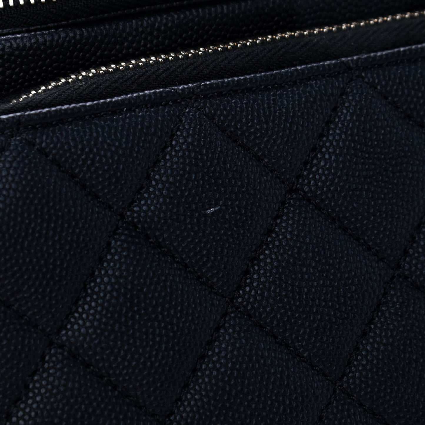 Caviar Quilted Business Affinity Waist Belt Bag Black