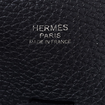 Hermes Taurillon Clemence Evelyne III PM Black 6 of 12