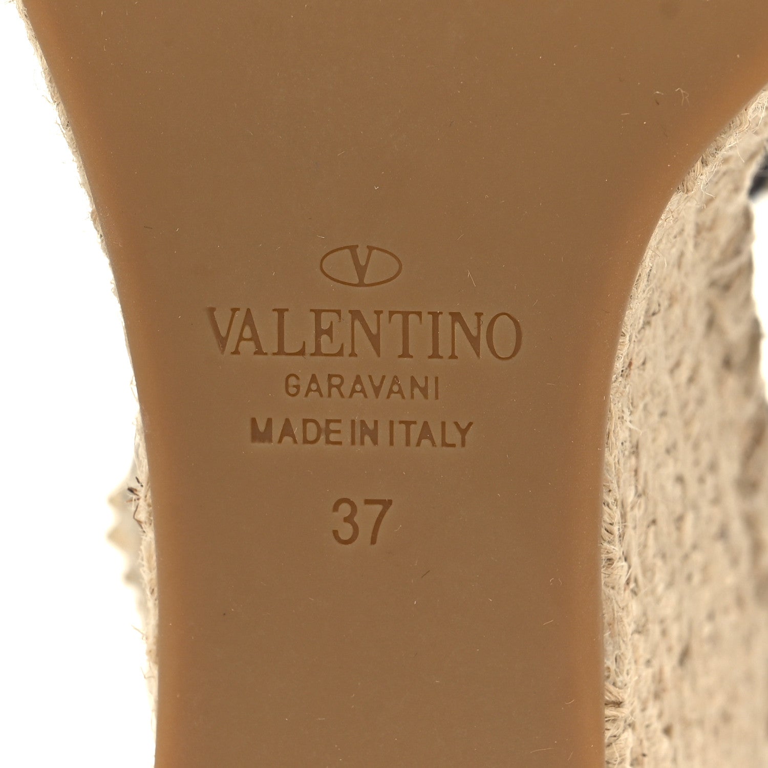 Valentino Garavani Denim Rockstud Ankle Strap Espadrille 15/105mm Wedge Sandals 37 Light Denim 7 of 8
