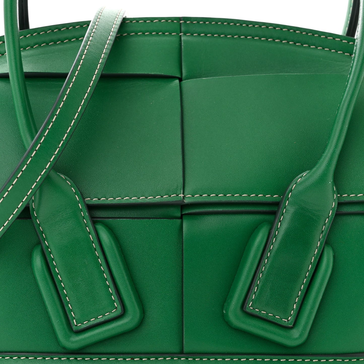 Calfskin Mini Maxi Intrecciato Arco Green