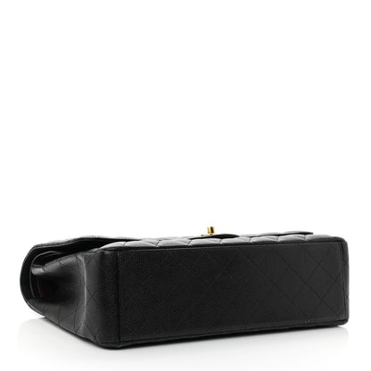 Chanel Caviar Quilted Maxi Double Flap Black 4 of 12