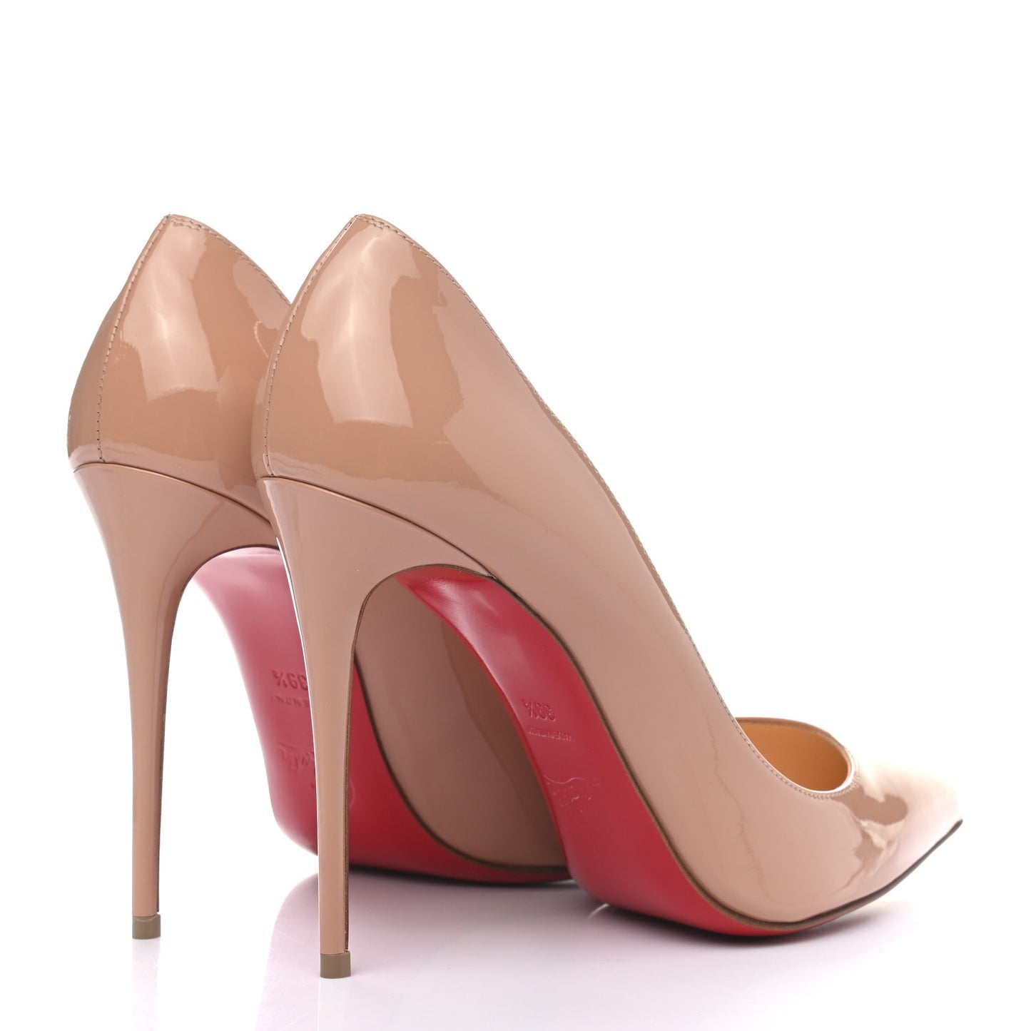 Patent Pigalle Follies 100 Pumps 39.5 Nude