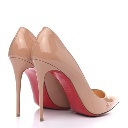 Christian Louboutin Patent Pigalle Follies 100 Pumps 39.5 Nude 4 of 7