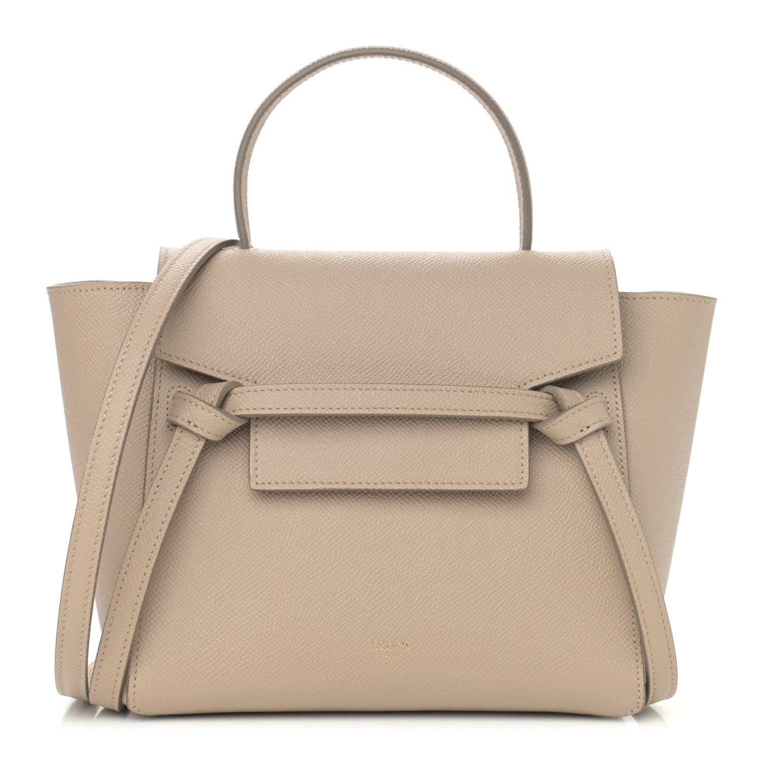Celine Grained Calfskin Nano Belt Bag Light Taupe 1 of 11