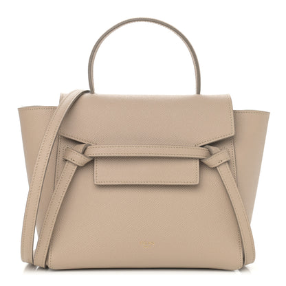 Celine Grained Calfskin Nano Belt Bag Light Taupe 1 of 11