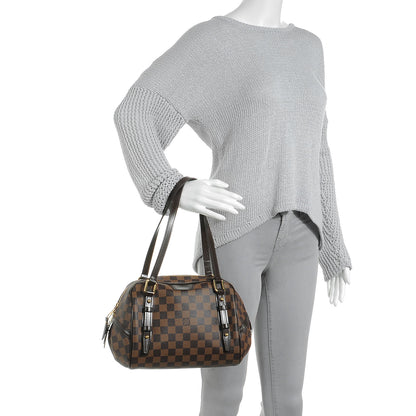 Louis Vuitton Damier Ebene Rivington GM 2 of 8