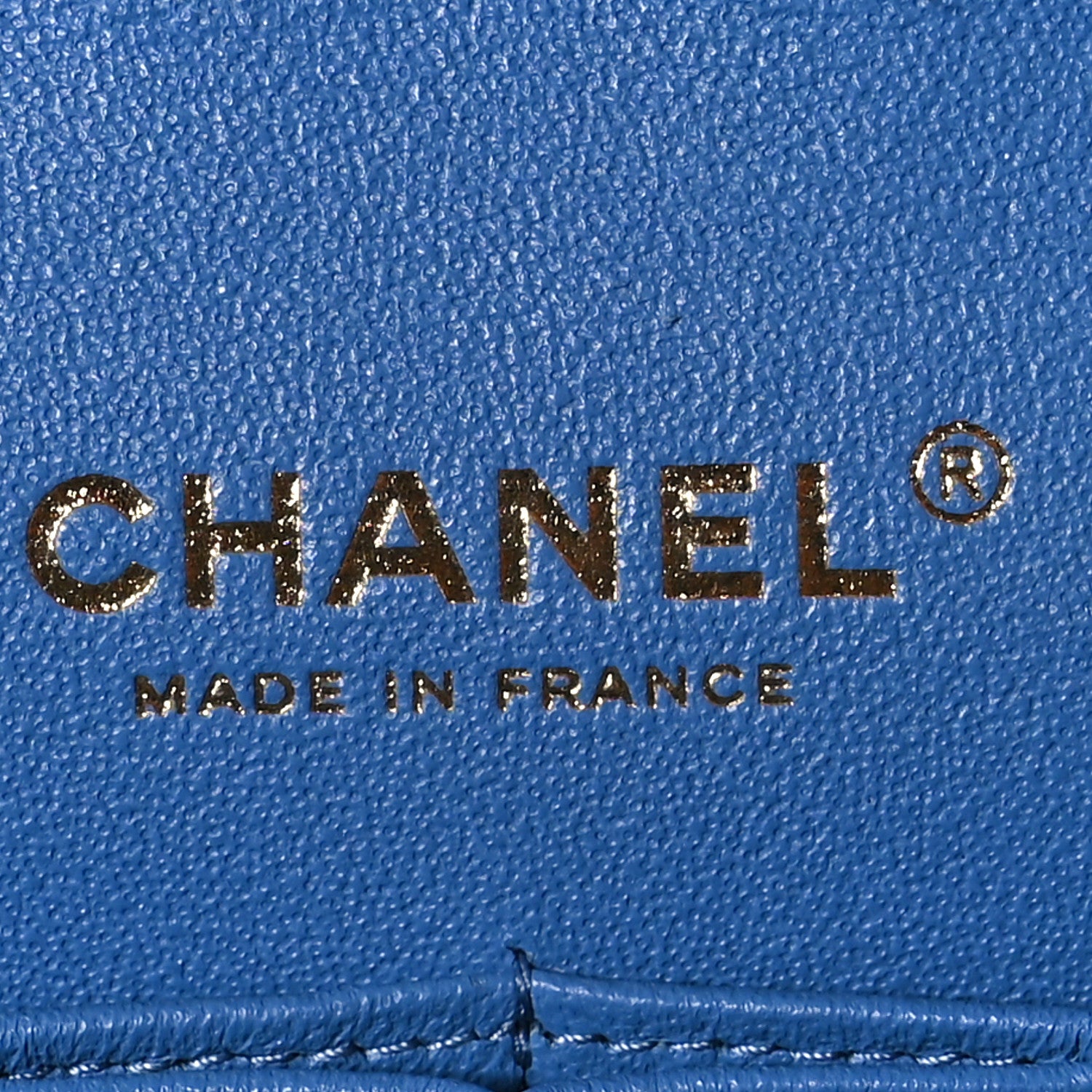 Chanel Lambskin Quilted Medium Double Flap Blue 6 of 11