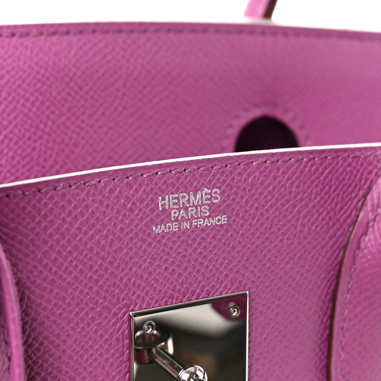 Hermes Epsom Birkin 30 Cyclamen 6 of 10