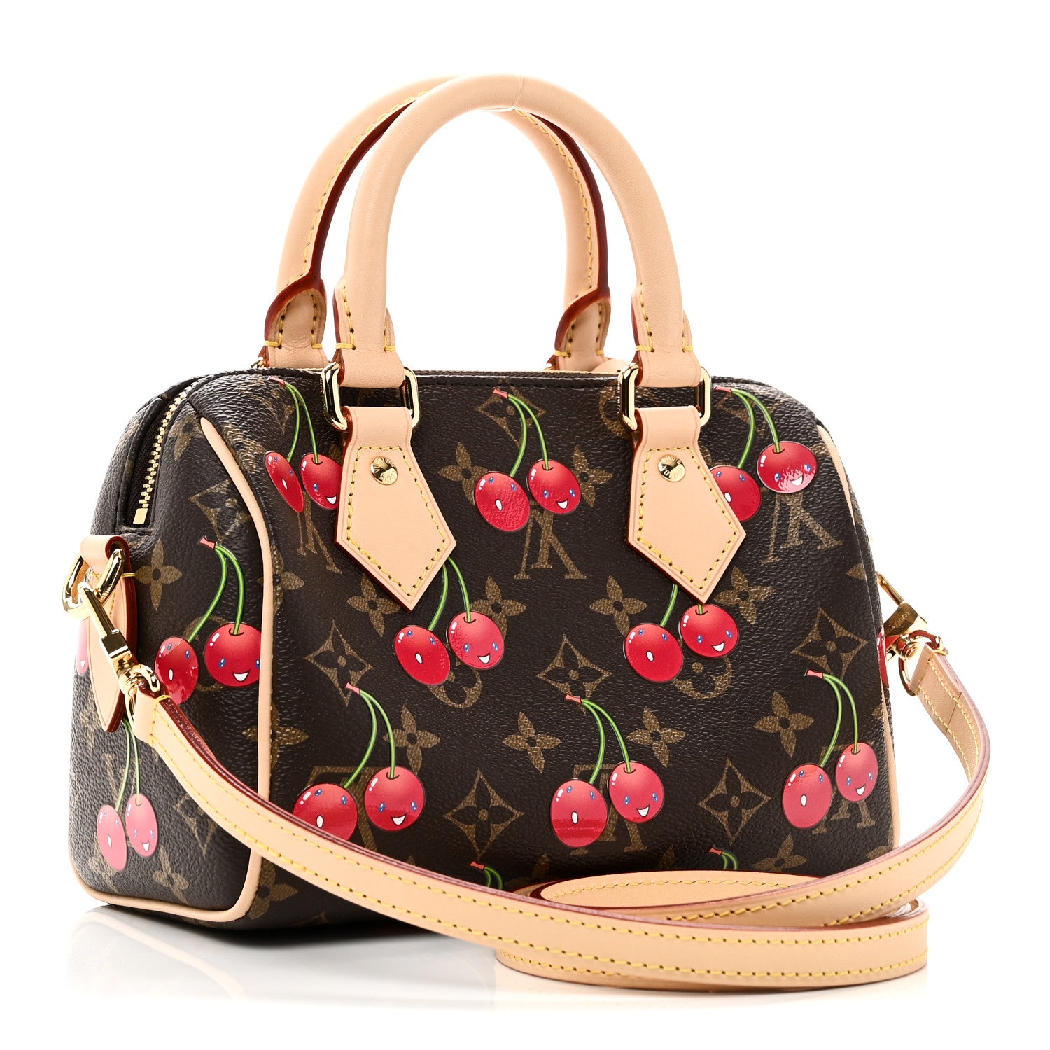 Louis Vuitton LV X TM Monogram Cerises Speedy Bandouliere 20 3 of 10