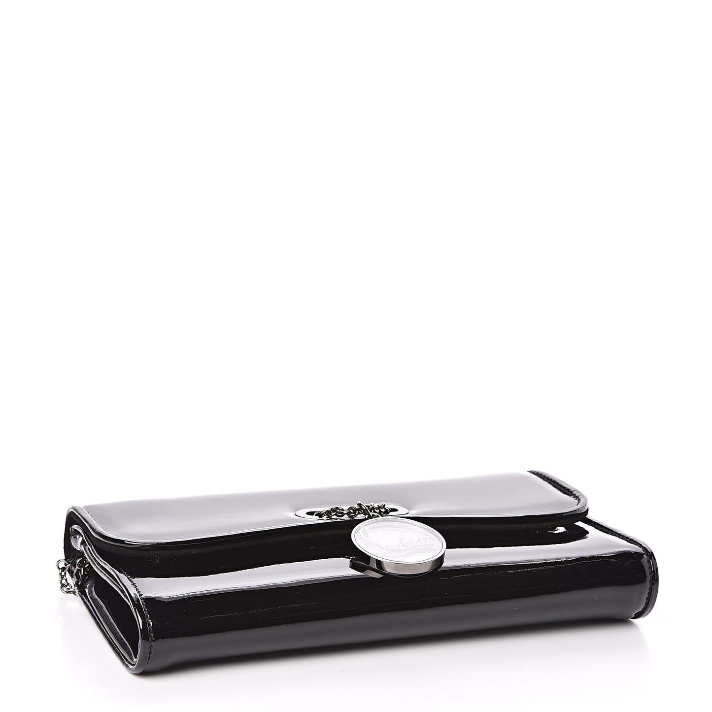 Patent Riviera Clutch Black