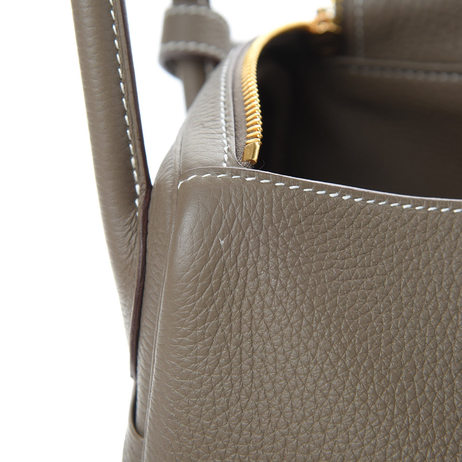 Hermes Taurillon Clemence Lindy 30 Etoupe 12 of 14