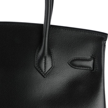 Hermes Courchevel Birkin 30 Black 12 of 23
