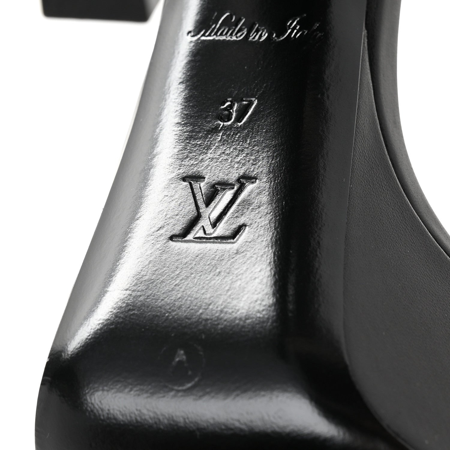 Louis Vuitton Monogram Afterglow Platform Sandals 37 Black 7 of 9