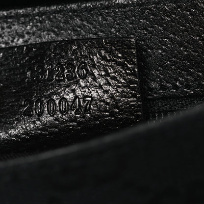 Gucci GG Monogram Web Buckle Belt Bag Black 7 of 11