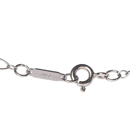 Tiffany 18K White Gold Oval Link Chain Necklace 30 4 of 5