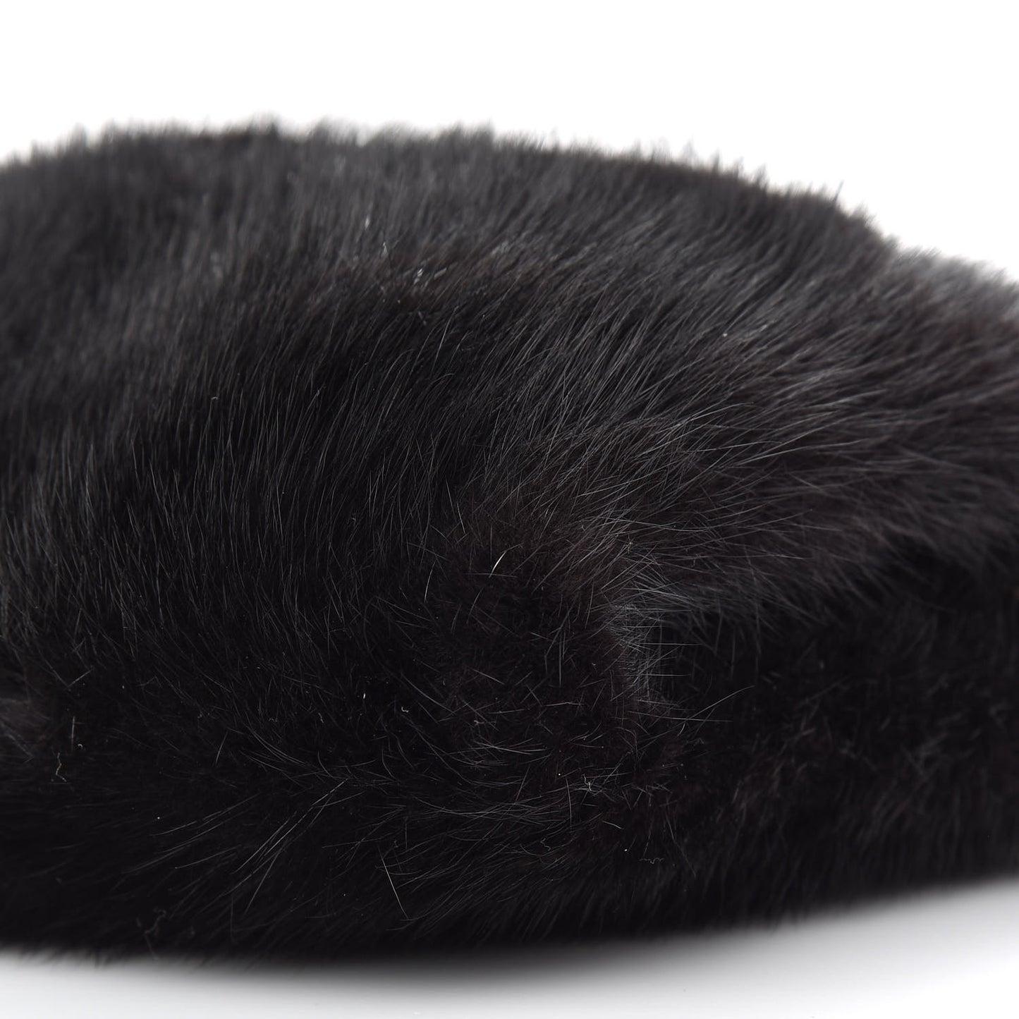 Vison Fur Muff Black