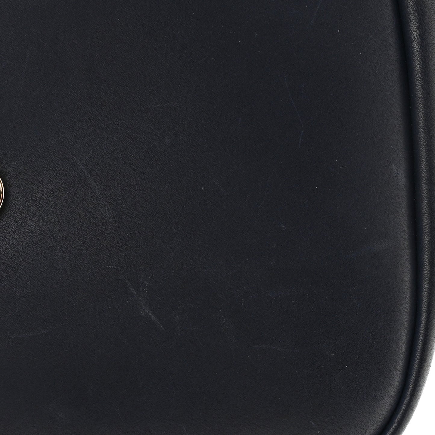Smooth Calfskin Monogram Medium Kaia Satchel Deep Marine