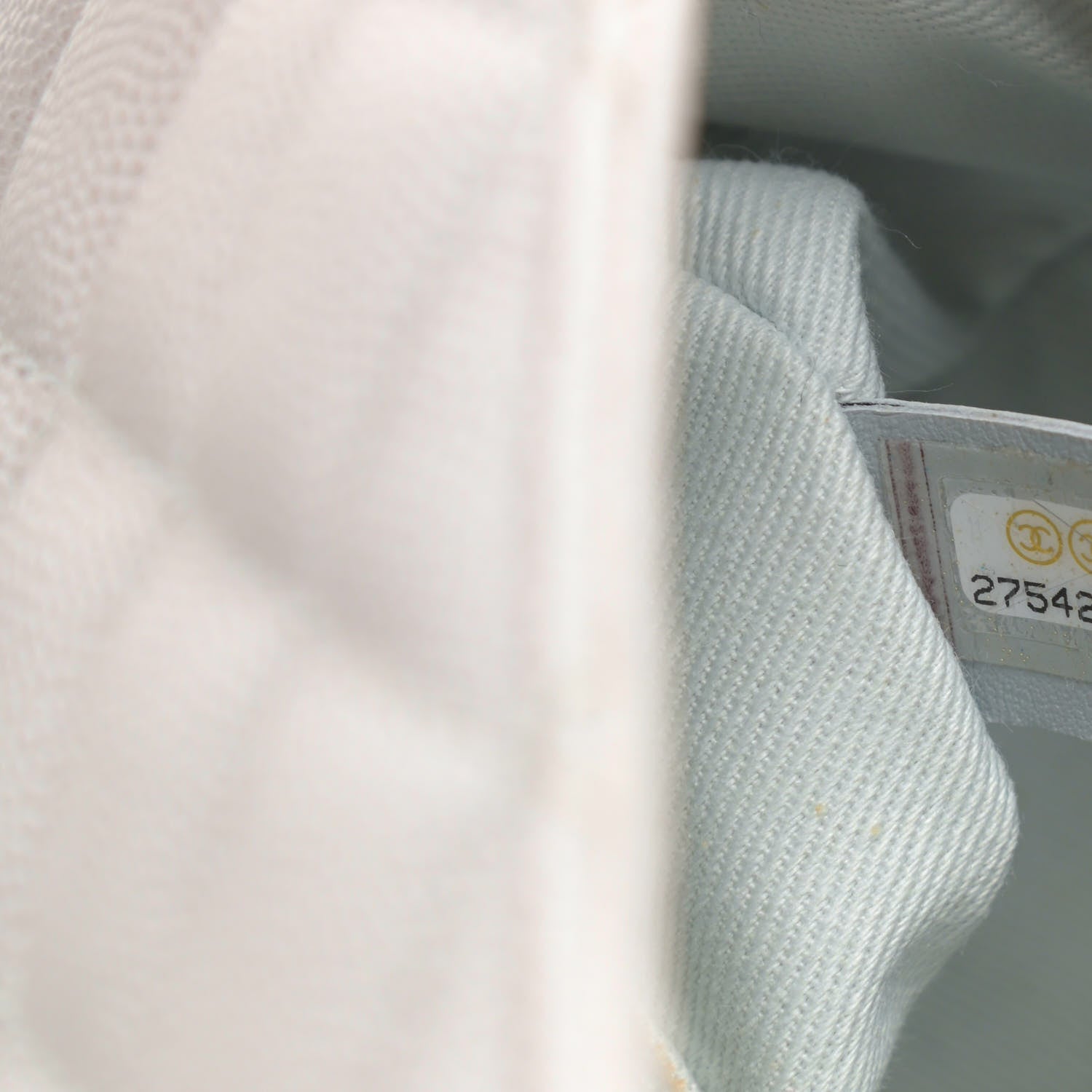Chanel Caviar Quilted Small Coco Handle Flap Light Grey 7 of 12