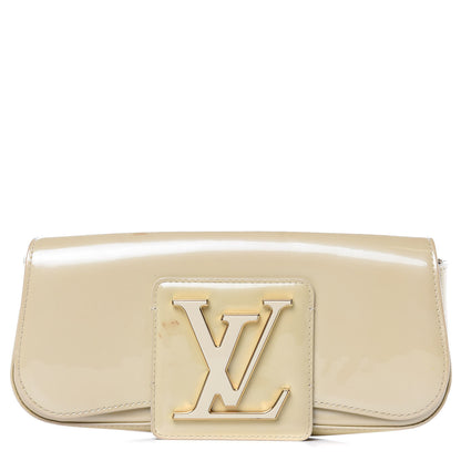 Louis Vuitton Patent Sobe Clutch Blanc Corail 1 of 15