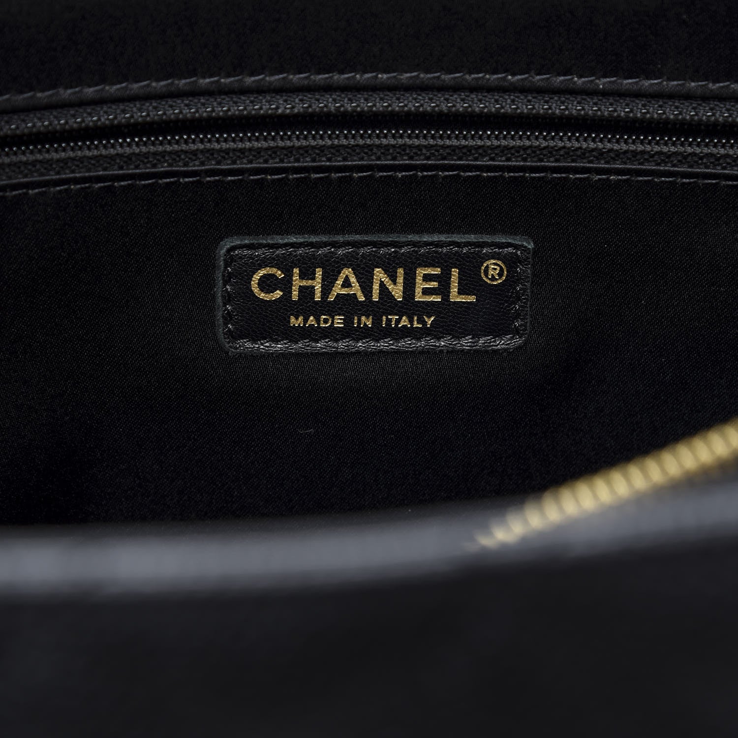 Chanel Caviar Quilted XL Grand Shopping Tote GST Black 7 of 10